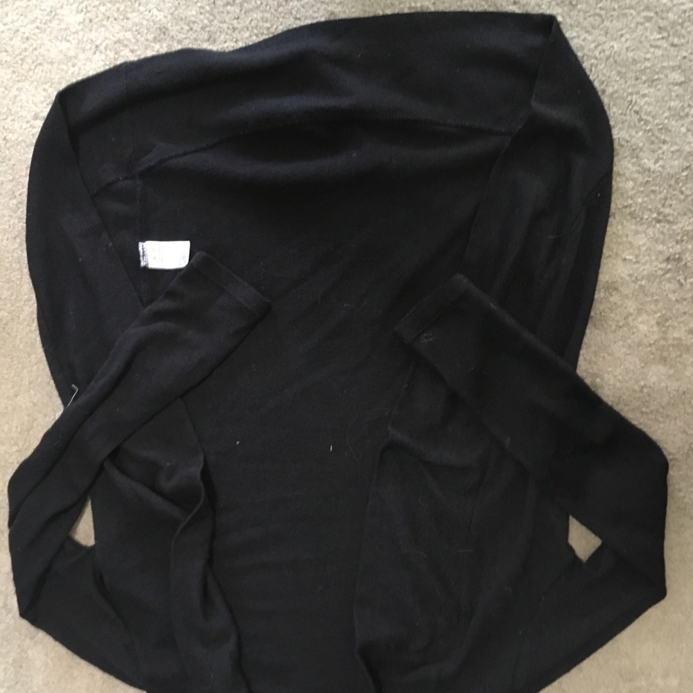 Black circle cardigan